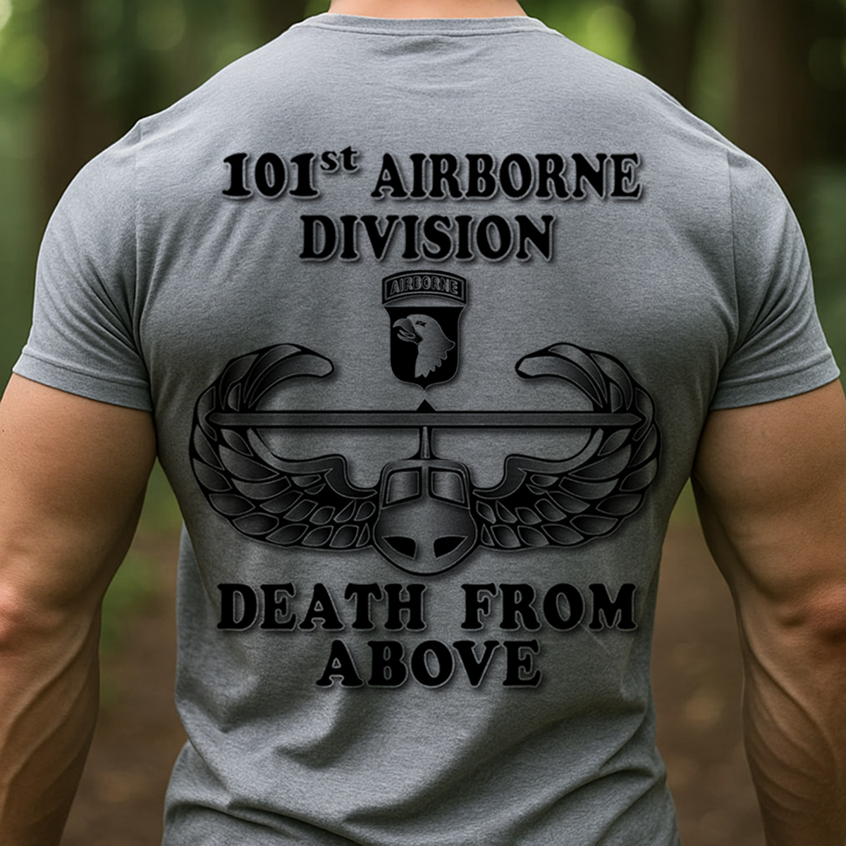 101st Airborne Division T-Shirt Death From Above Military Veteran Shirt Veterans Gift for My Dad