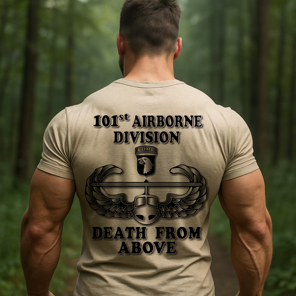 101st Airborne Division T-Shirt Death From Above Military Veteran Shirt Veterans Gift for My Dad