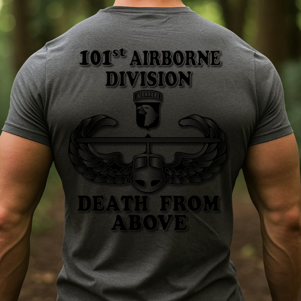 101st Airborne Division T-Shirt Death From Above Military Veteran Shirt Veterans Gift for My Dad