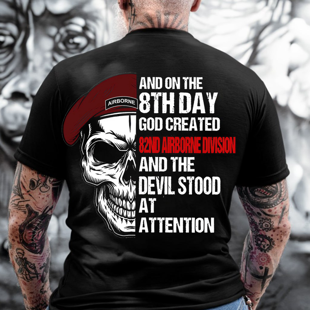 Airborne Division T-Shirt Paratrooper Veteran Shirt Patriotic Gift for Veterans