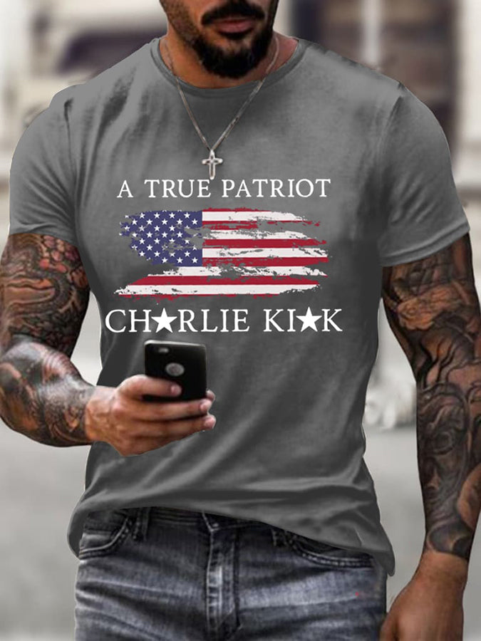 Turning Point Rip T-Shirt Charlie Kirk Freedom Tshirt Charlie Kirk Gear