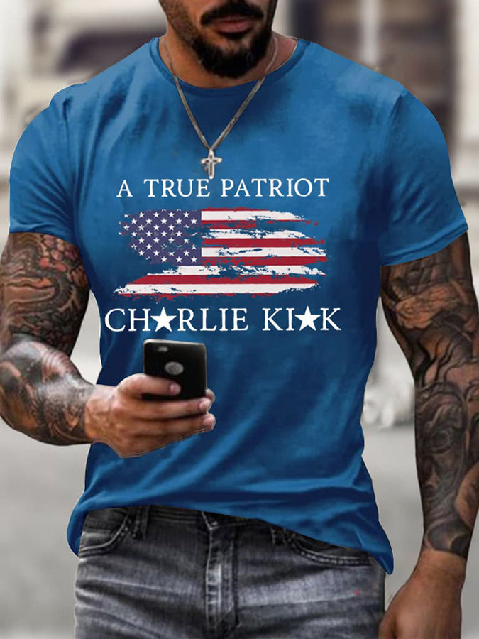 Turning Point Rip T-Shirt Charlie Kirk Freedom Tshirt Charlie Kirk Gear
