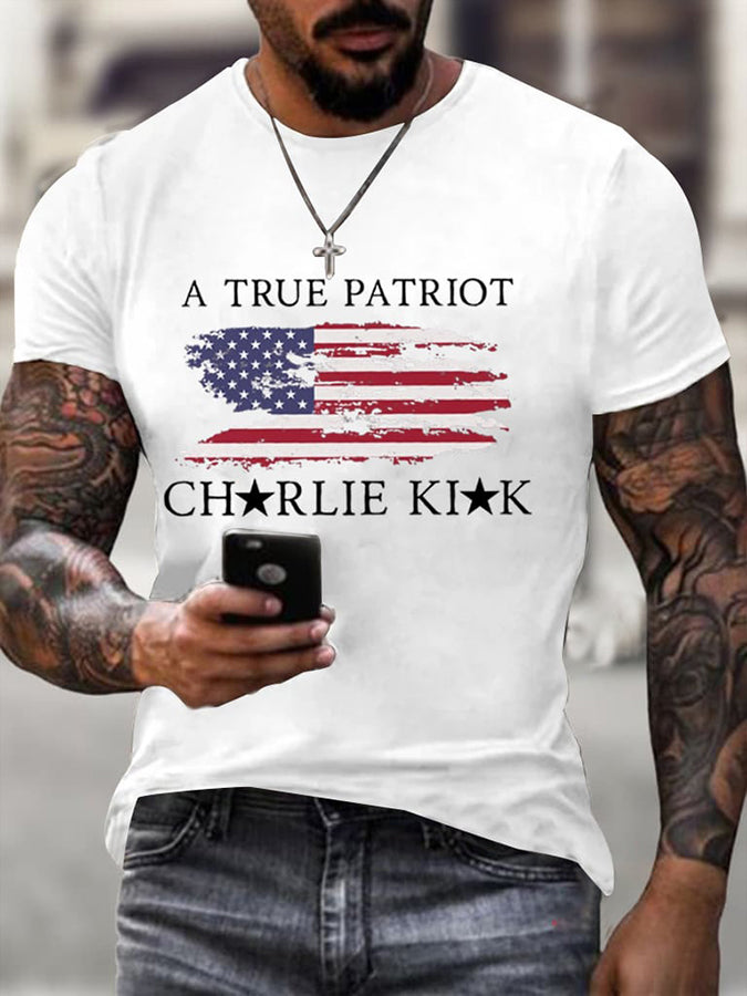 Turning Point Rip T-Shirt Charlie Kirk Freedom Tshirt Charlie Kirk Gear